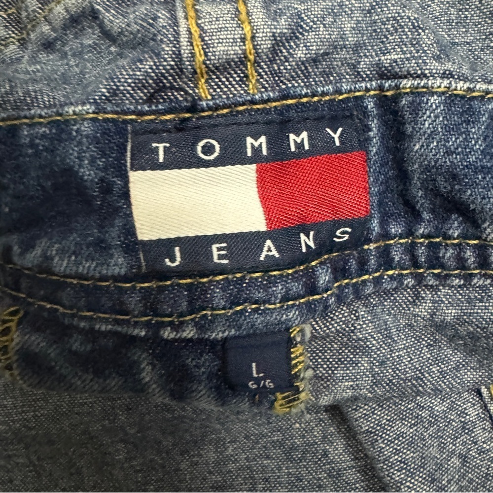 Tommy Hilfiger Jeans Vintage Overalls 90s Size Large - Picture 7 of 10